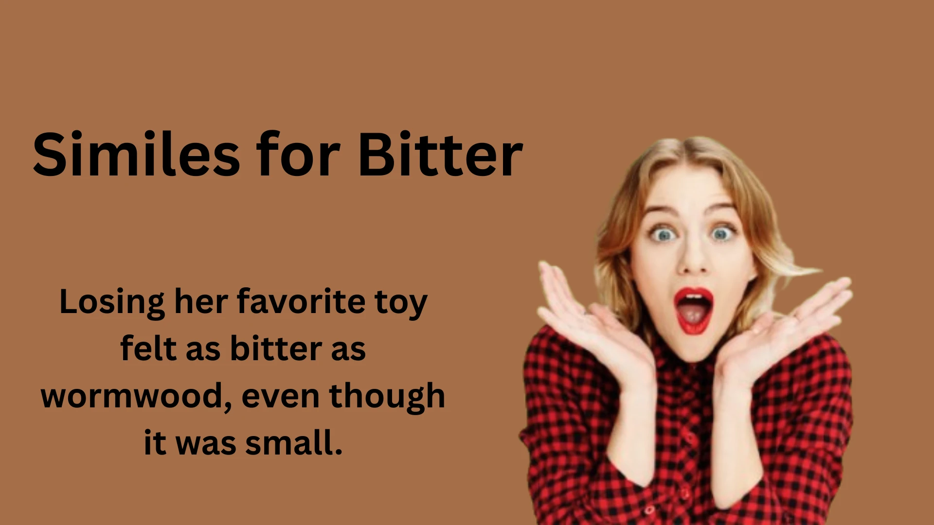 Similes for Bitter with Explanation and Examples