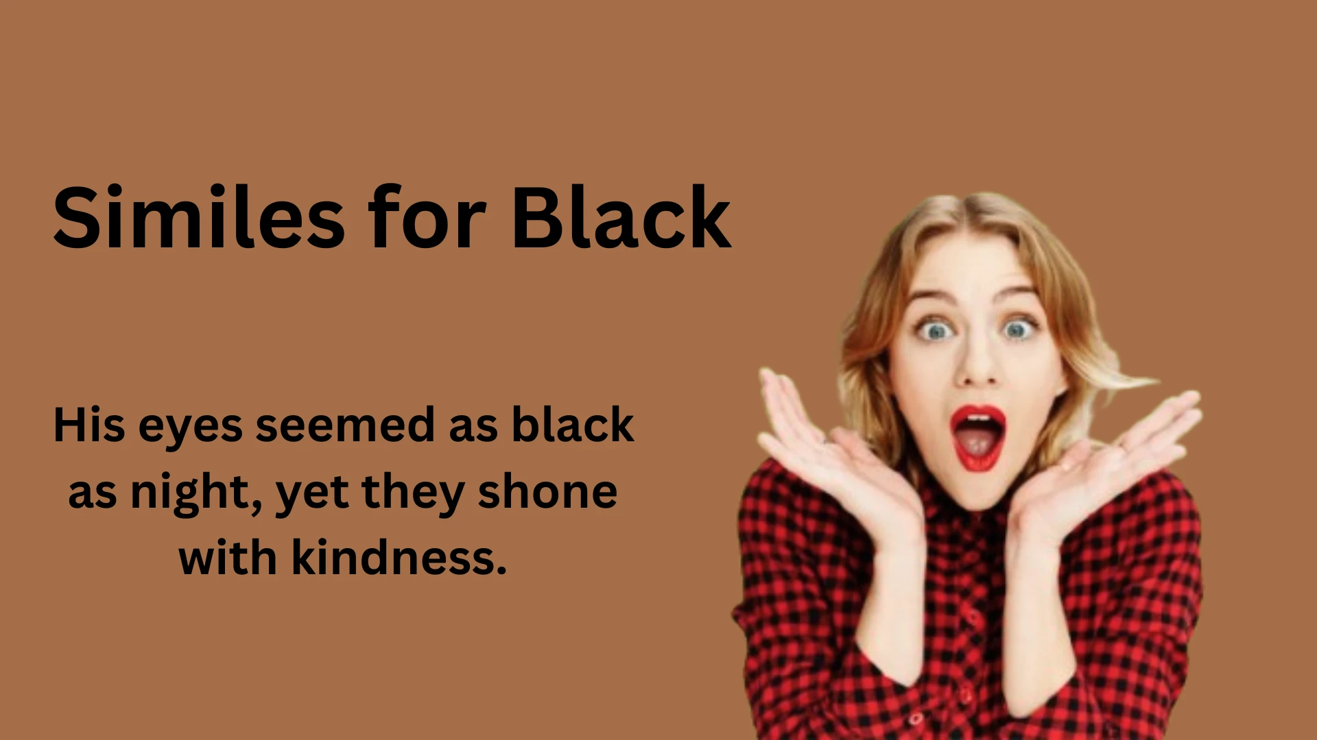 Similes for Black with Explanation and Examples
