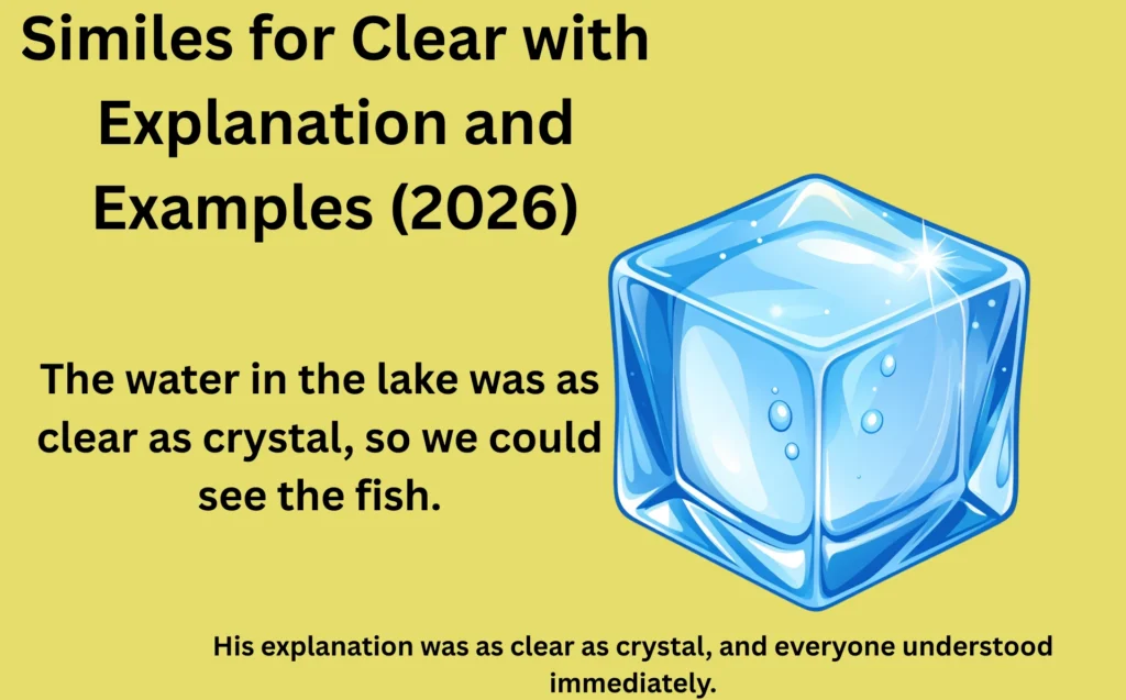 Why Similes for Clear Are Important