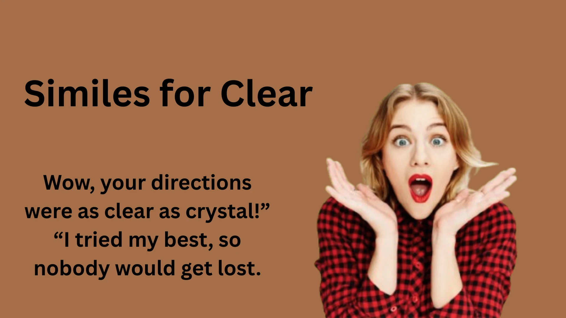 Similes for Clear with Explanation and Examples