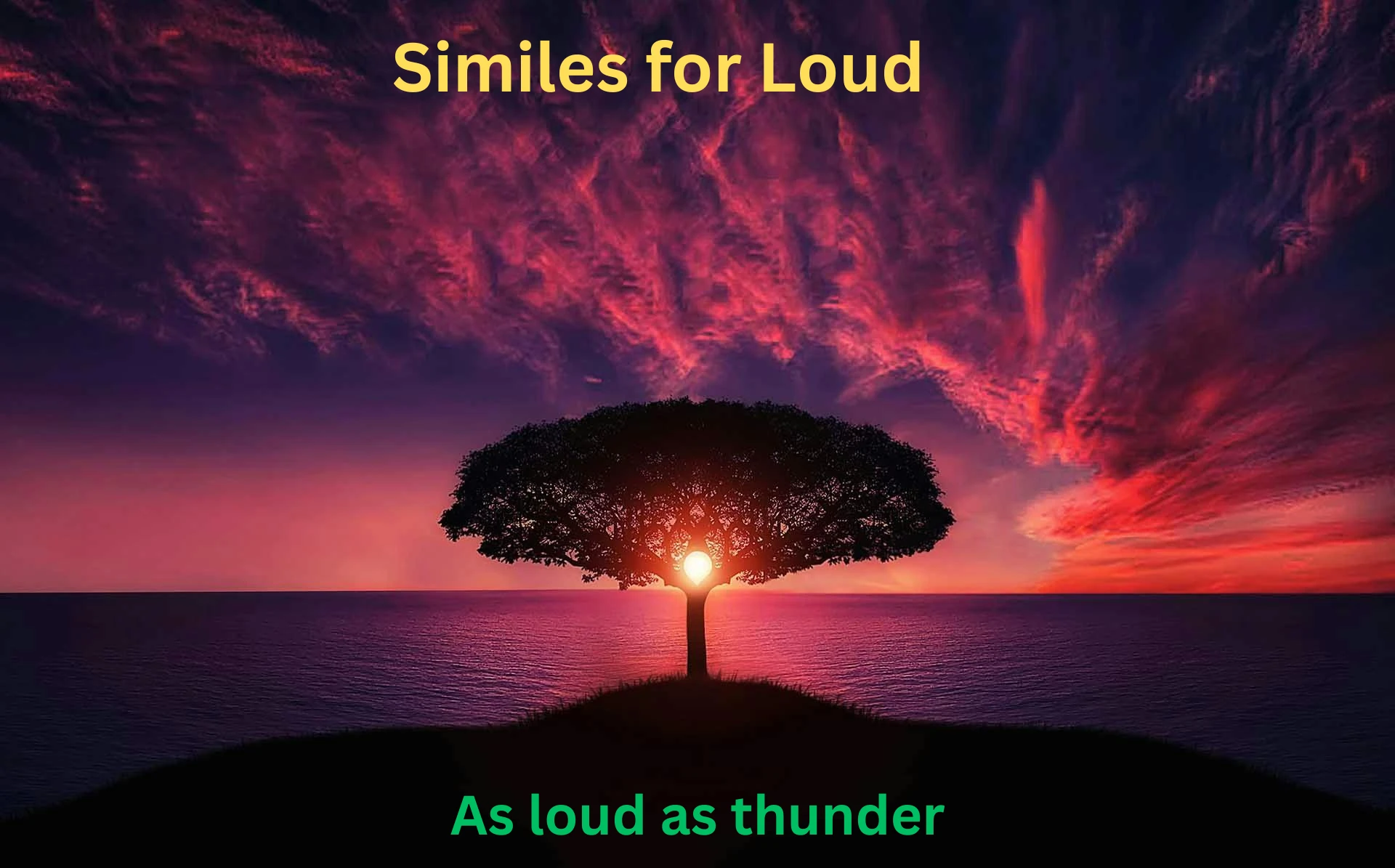 Similes for Loud with Explanation and Examples