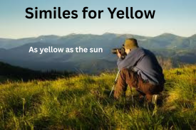 Similes for Yellow with Explanation and Examples