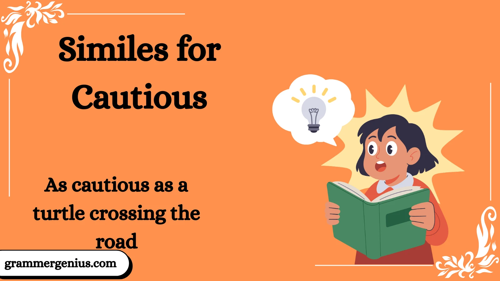Similes for Cautious with Explanation and Examples