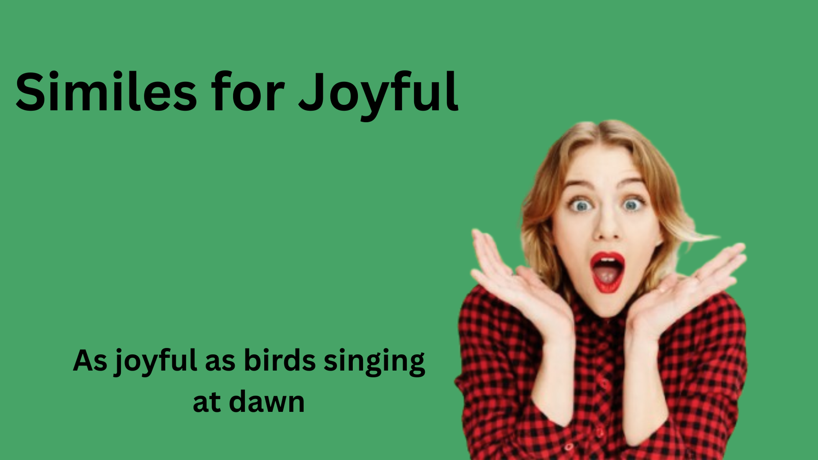 Similes for Joyful with Explanation and Examples