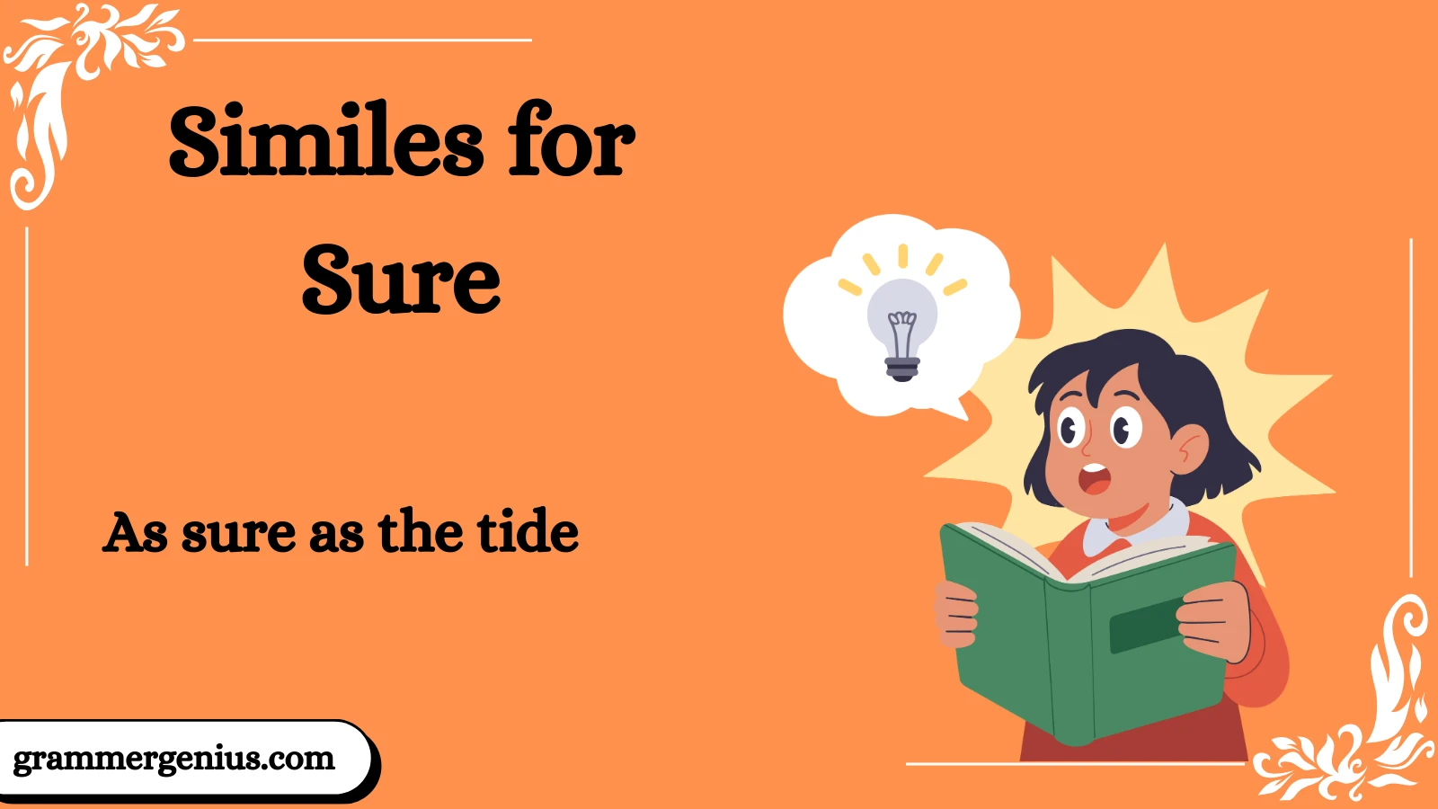Similes for Sure with Explanation and Examples