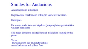 Similes for Audacious