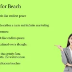 Similes for Beach