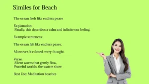 Similes for Beach