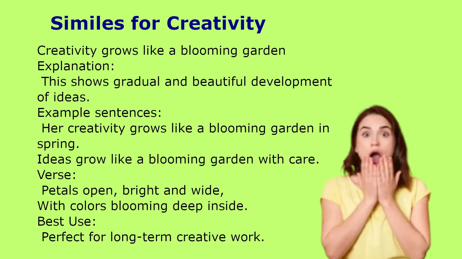 Similes for Creativity