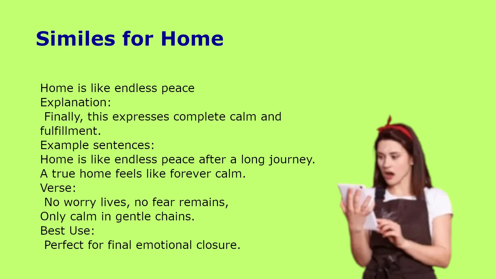 Similes for Home