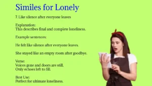 Similes for Lonely