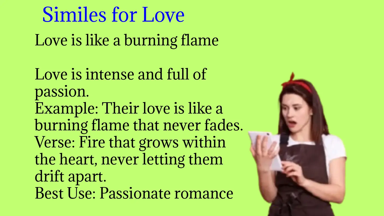 Similes for Love