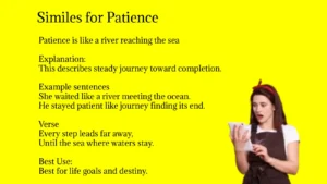 Similes for Patience