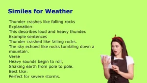 Similes for Weather