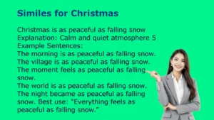 Similes for Christmas: A Complete Guide with Examples