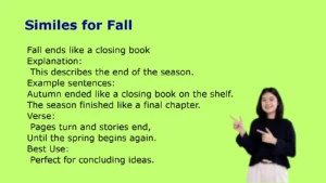 Similes for Fall
