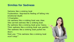 Similes for Sadness: Meaningful Comparisons to Describe Emotional Pain