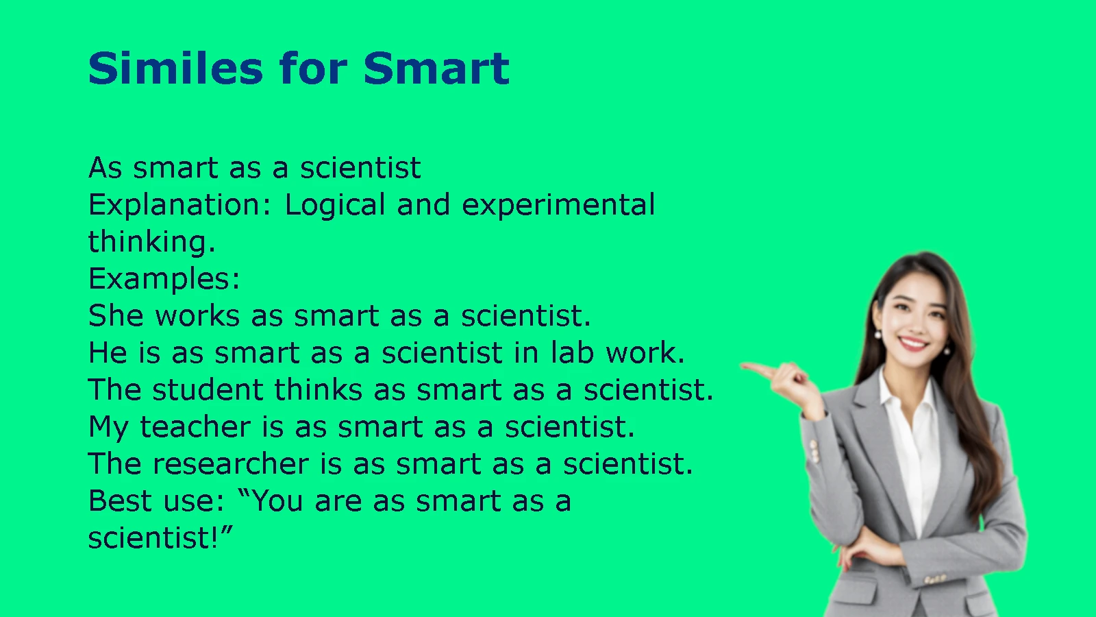Similes for Smart: A Complete Guide with Usage Examples