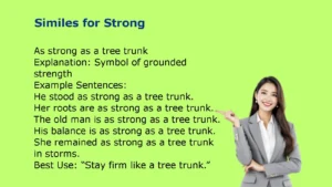 SimileSimiles for Strong: Powerful Ways to Describe Strength in Writings for Strong