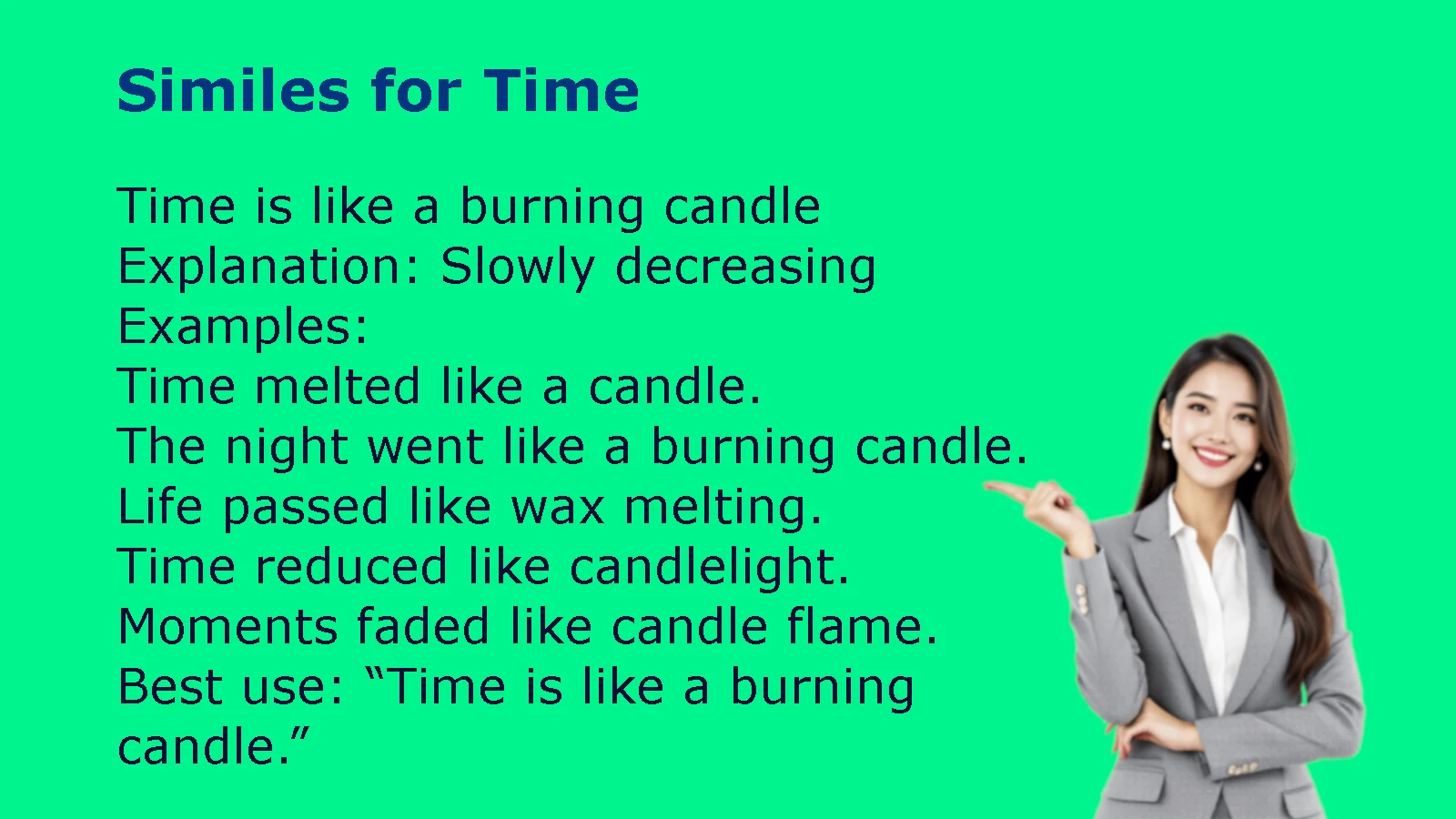 Similes for Time: Meaning, Examples, and Usage