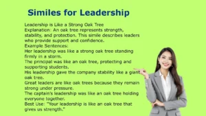 Inspiring Similes for Leadership for Students and Writers