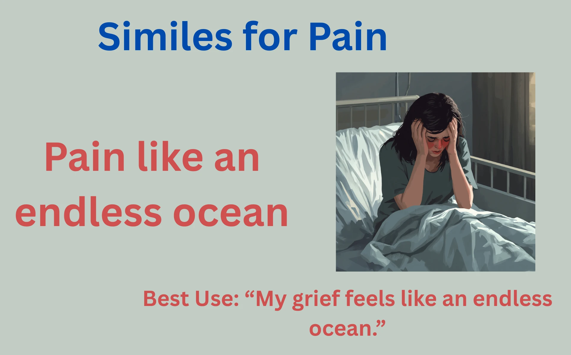 Similes for Pain for Writers and Students
