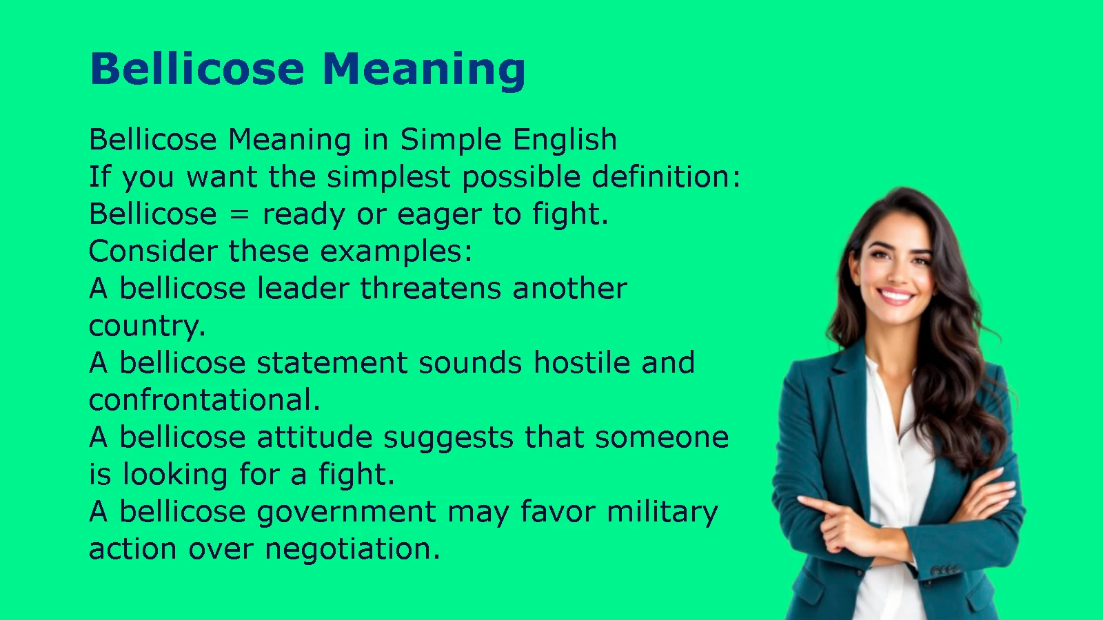 Bellicose Meaning