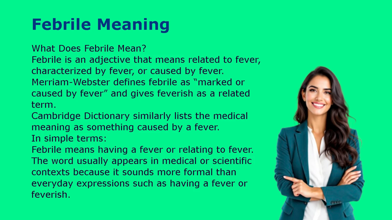 Febrile Meaning