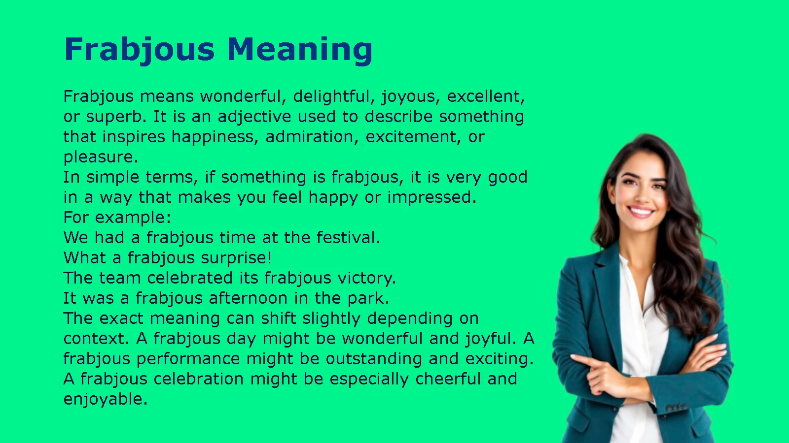 Frabjous Meaning