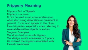 Frippery Meaning