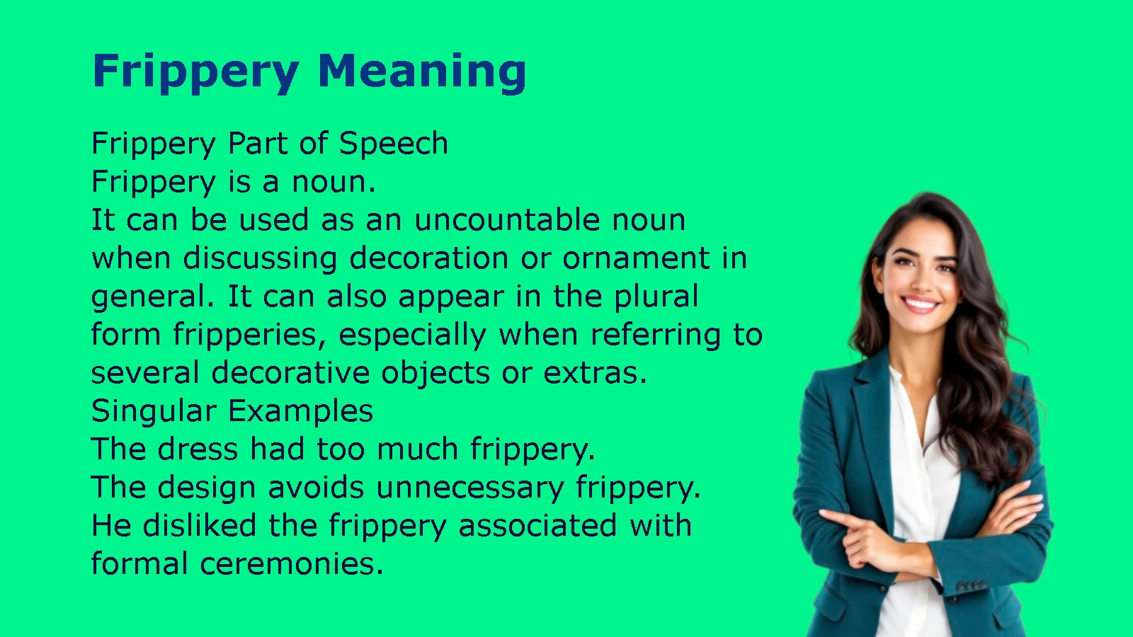 Frippery Meaning