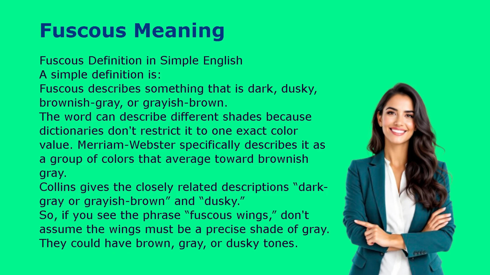 Fuscous Meaning