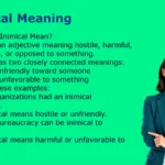 Inimical Meaning