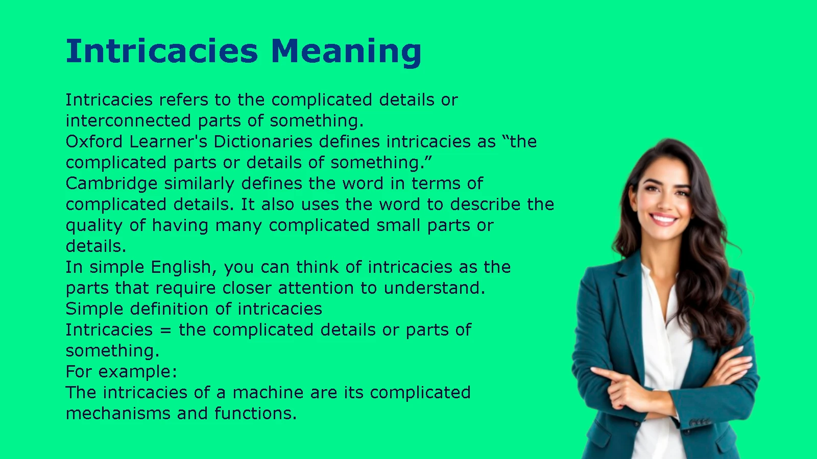 Intricacies Meaning