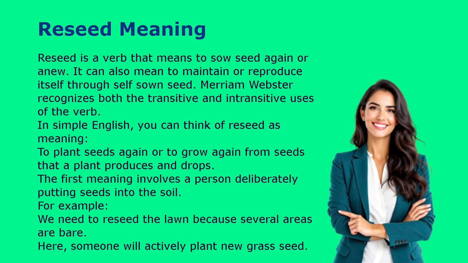 Reseed Meaning