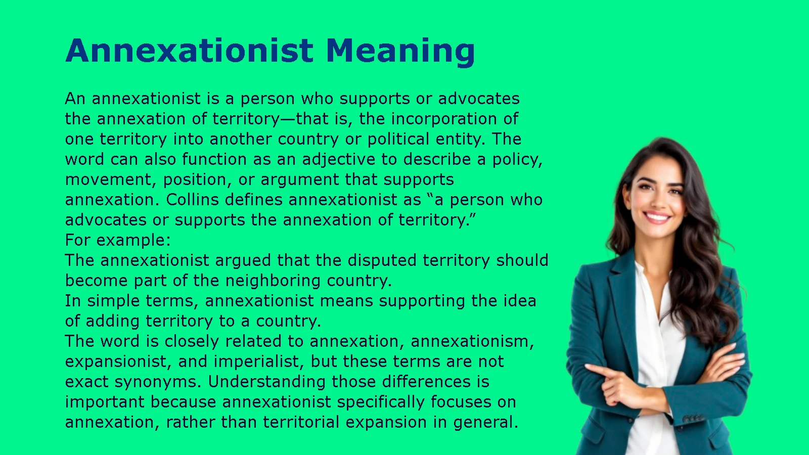 Annexationist Meaning