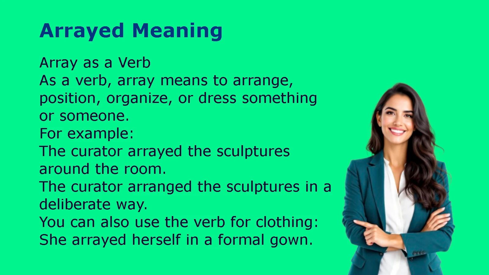 Arrayed Meaning