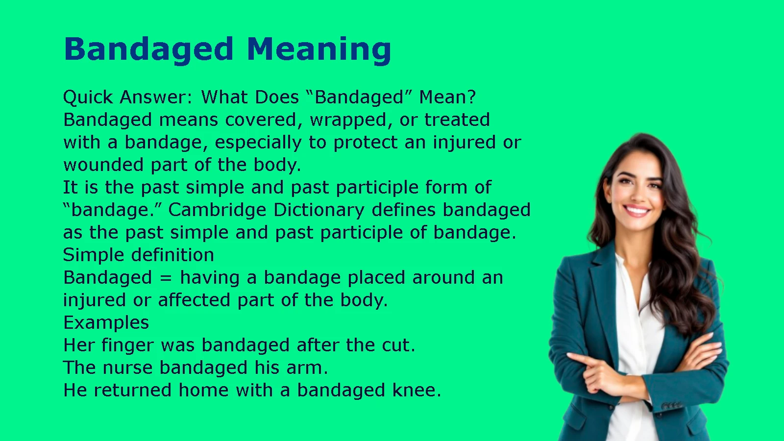Bandaged Meaning