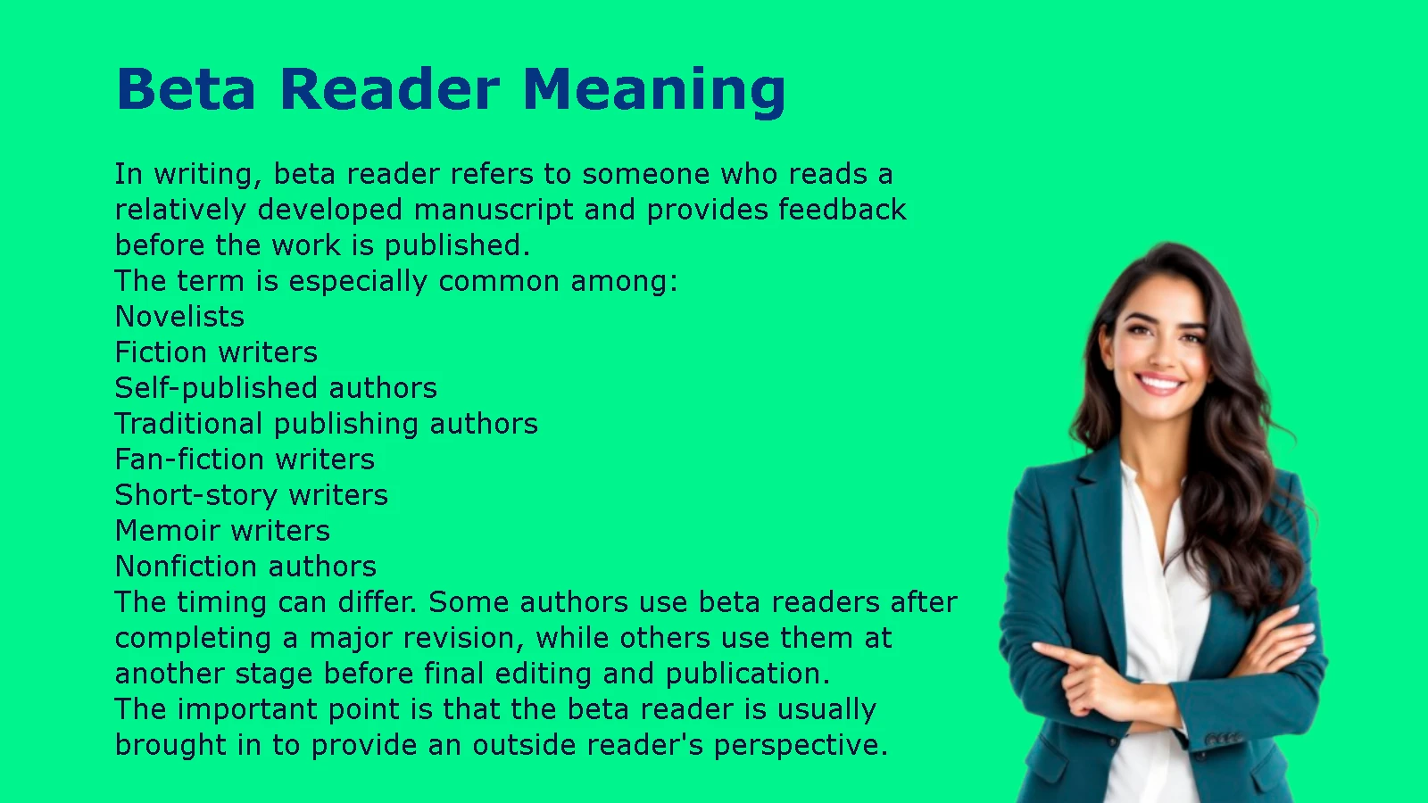Beta Reader Meaning