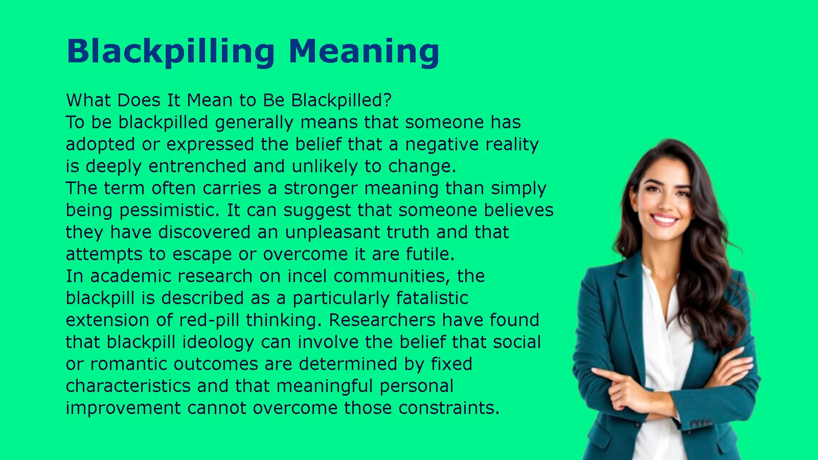 Blackpilling Meaning