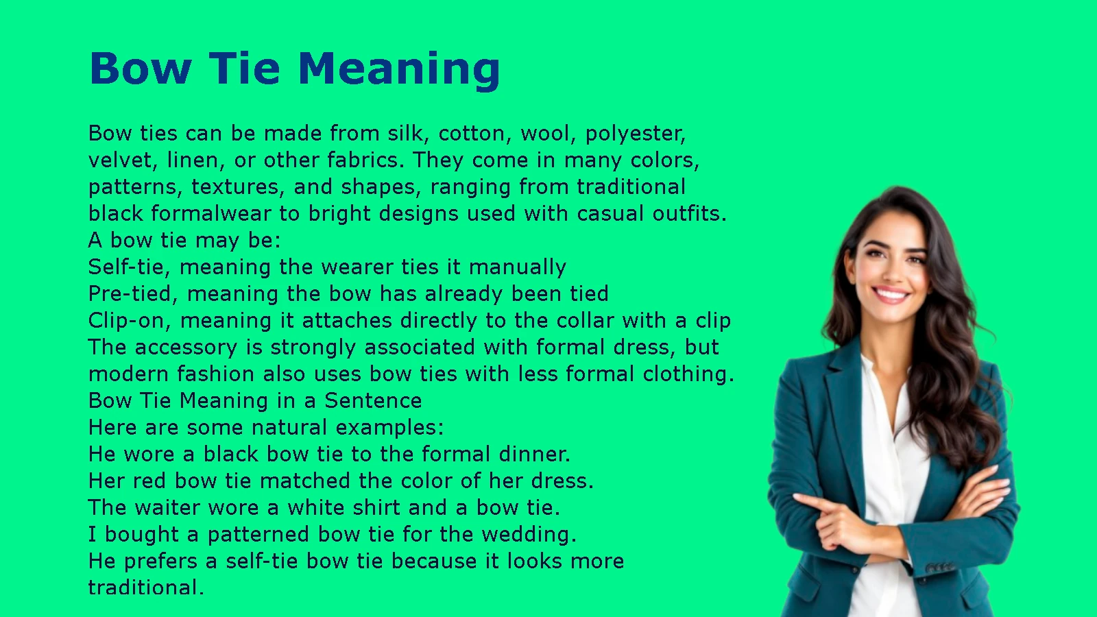 Bow Tie Meaning