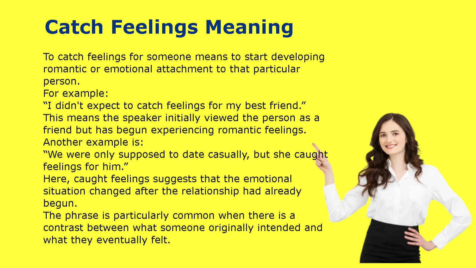 Catch Feelings Meaning