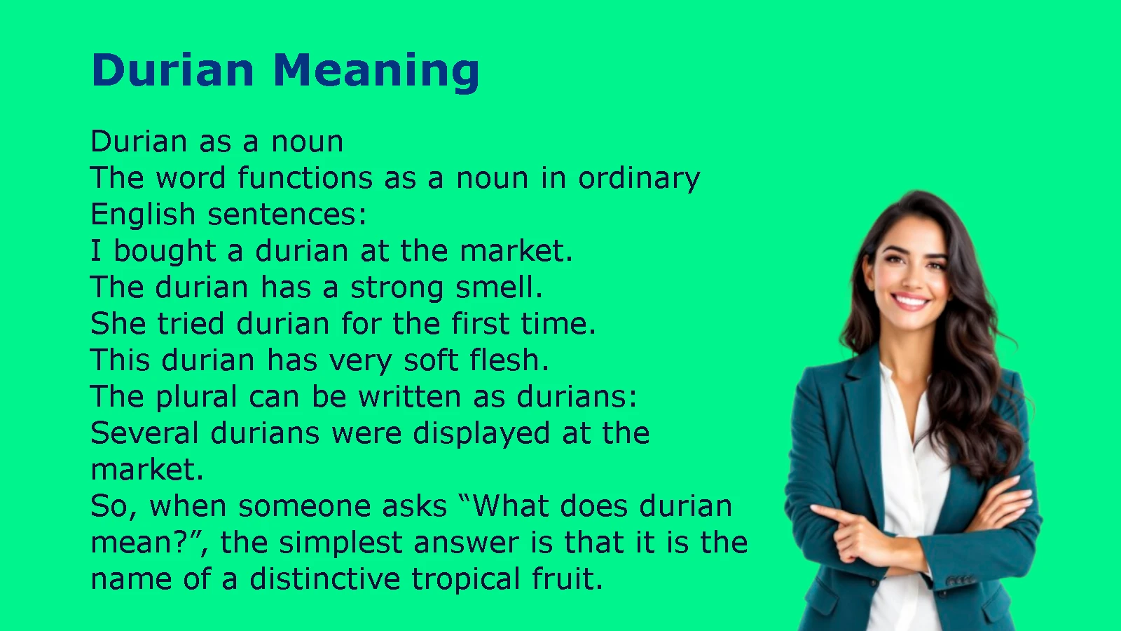 Durian Meaning