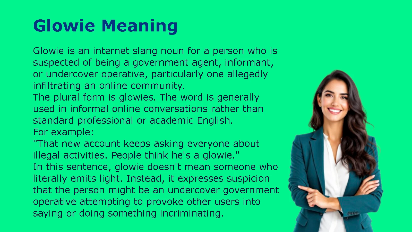 Glowie Meaning