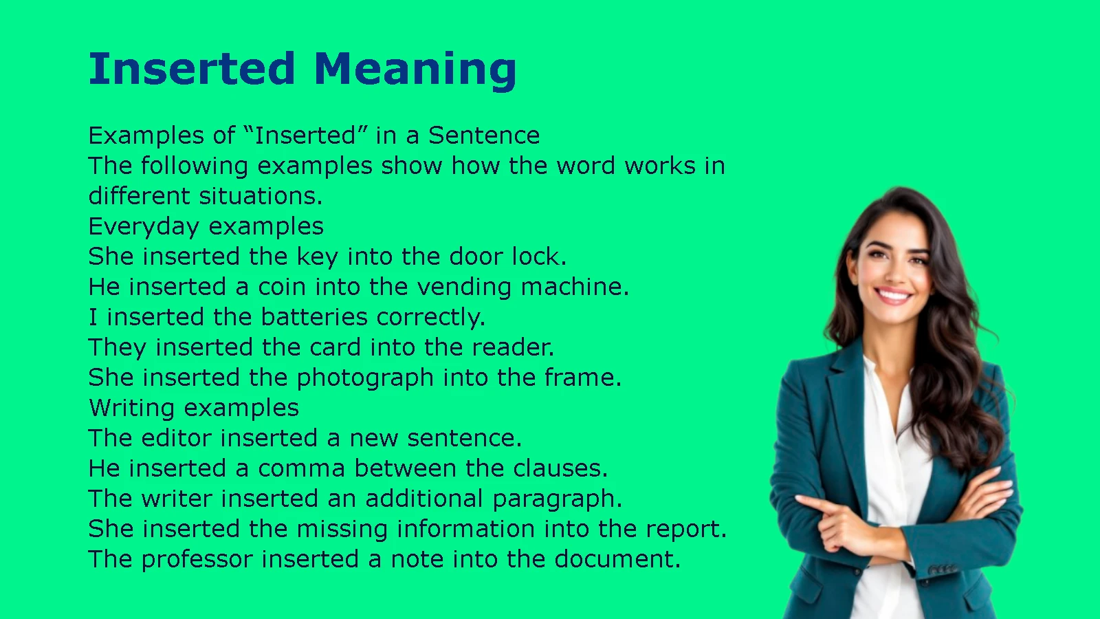 Inserted Meaning