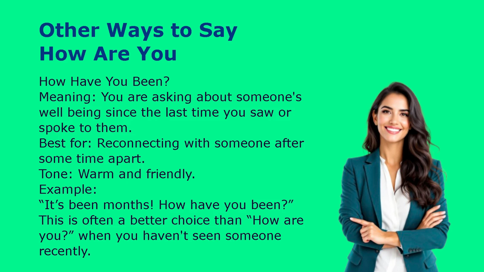 Other Ways to Say How Are You