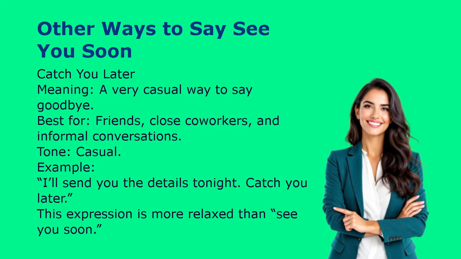 Other Ways to Say See You Soon