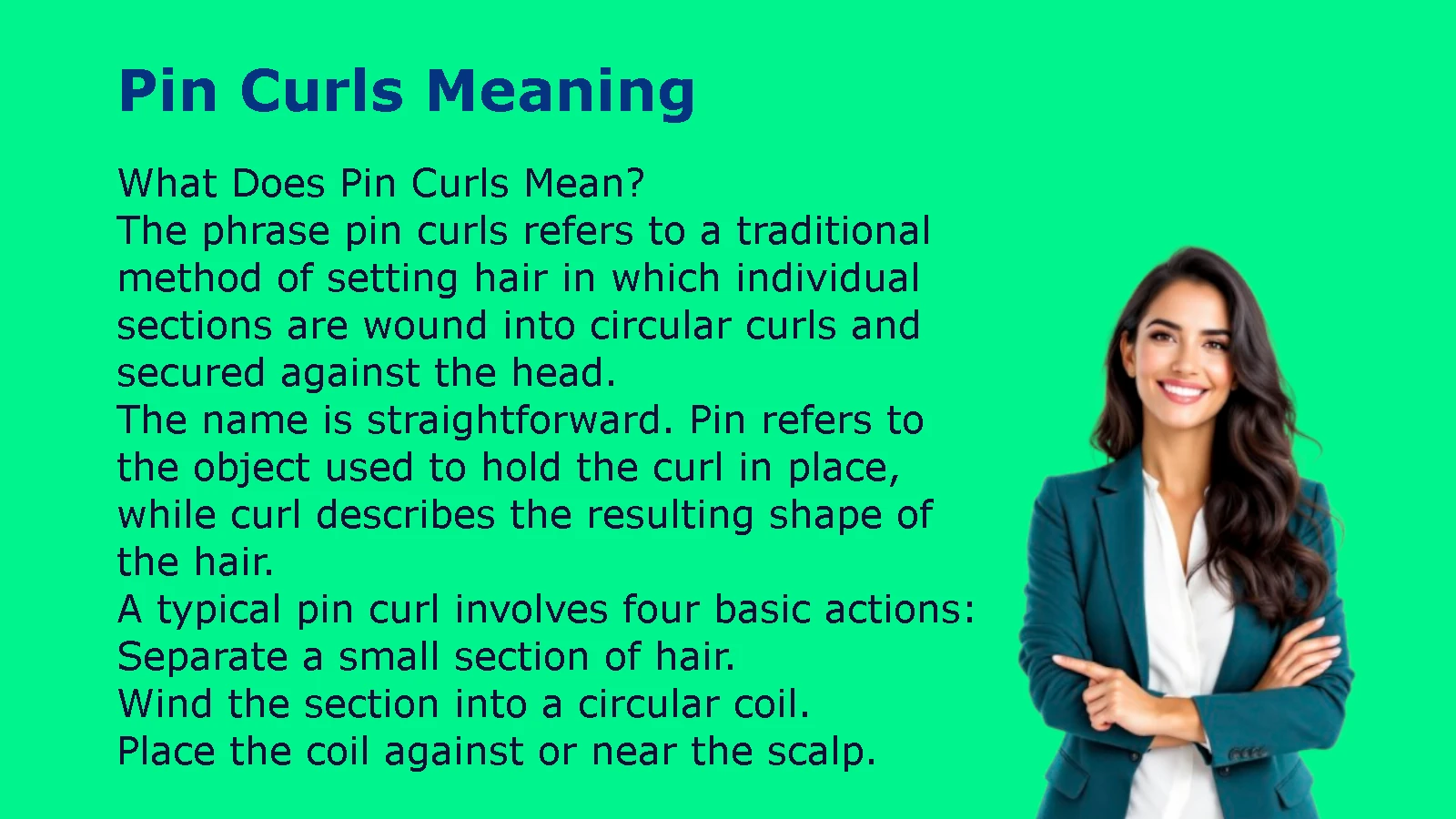 Pin Curls Meaning