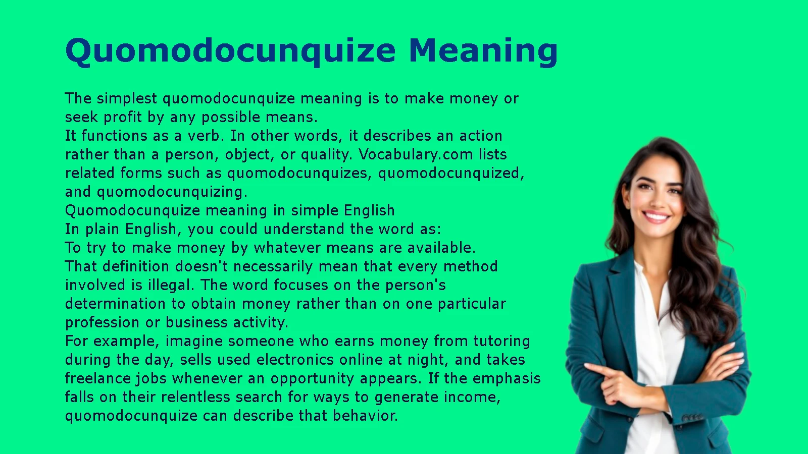 Quomodocunquize Meaning