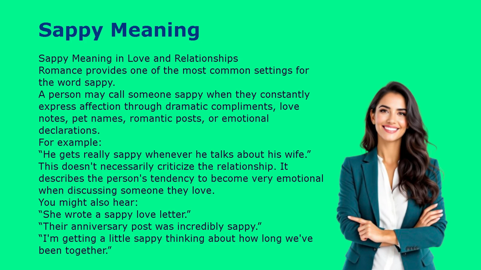 Sappy Meaning